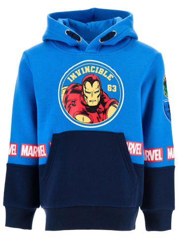 Avengers Bluza "Avengers Classic" w kolorze niebieskim ze wzorem
