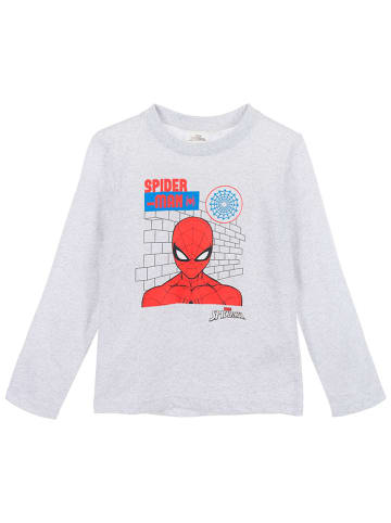 Spiderman Longsleeve "Spiderman" in Hellgrau