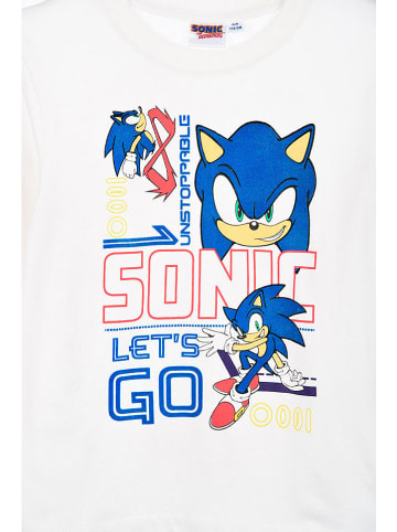 Sonic Koszulka "Sonic" w kolorze biało-niebieskim