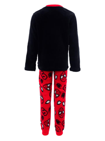 Spiderman 2tlg. Set: Pyjama und Socken "Spiderman" in Schwarz/ Rot