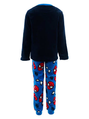Spiderman 2tlg. Set: Pyjama und Socken "Spiderman" in Blau/ Rot