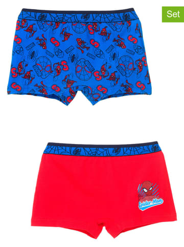 Spiderman 2-delige set: boxershorts "Spiderman" blauw/rood