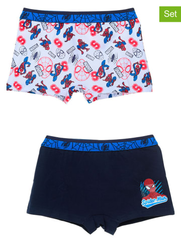 Spiderman 2-delige set: boxershorts "Spiderman" donkerblauw/lichtblauw