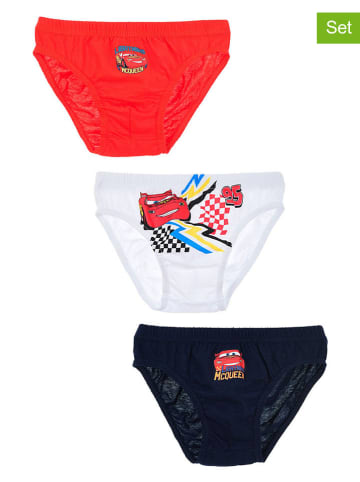 Disney Cars 3-delige set: slips "Cars" rood/donkerblauw/wit