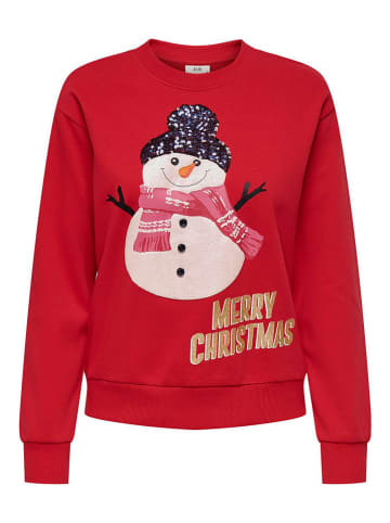 JDY Sweatshirt "Paris" in Rot