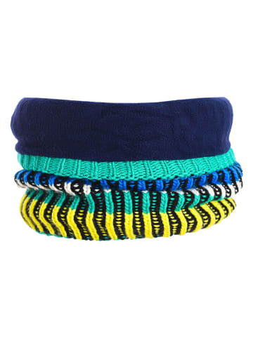 Buff Colsjaal blauw/geel/groen - (L)29 x (B)28 cm