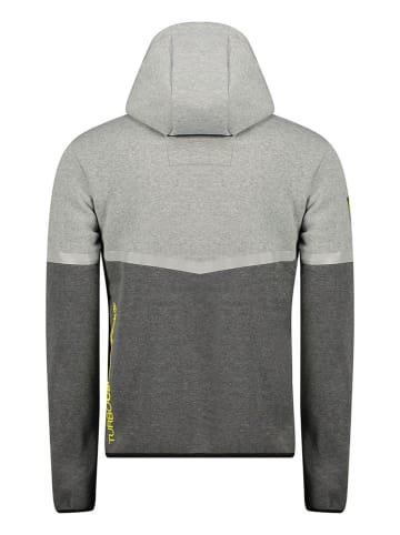 Canadian Peak Sweatjacke in Grau/ Anthrazit
