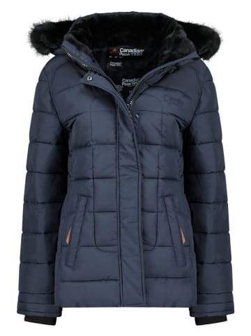 Canadian Peak Doorgestikte jas donkerblauw