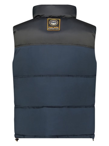 Canadian Peak Doorgestikte bodywarmer donkerblauw/zwart
