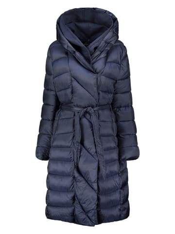 Canadian Peak Doorgestikte mantel donkerblauw