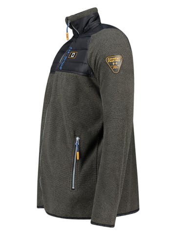Canadian Peak Fleece vest kaki/zwart