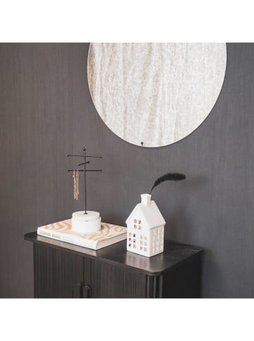 HouseVitamin Spiegel in Grau - Ø 60 cm