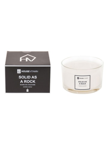HouseVitamin Geurkaars "Solid as a rock" wit - 500 g