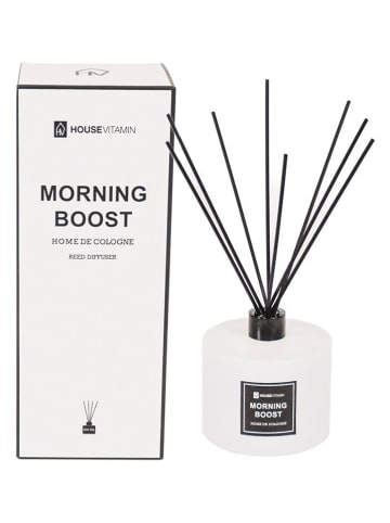 HouseVitamin Geurstokje "Morning Boost" wit/zwart - 500 ml