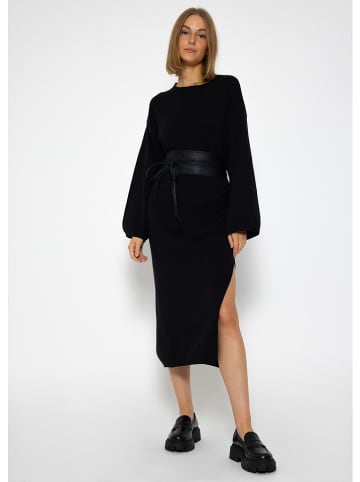 SASSYCLASSY Strickkleid in Schwarz