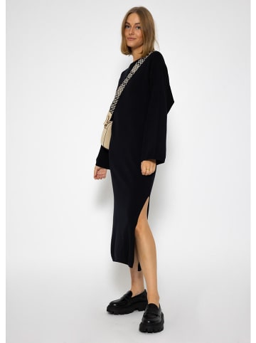 SASSYCLASSY Strickkleid in Schwarz