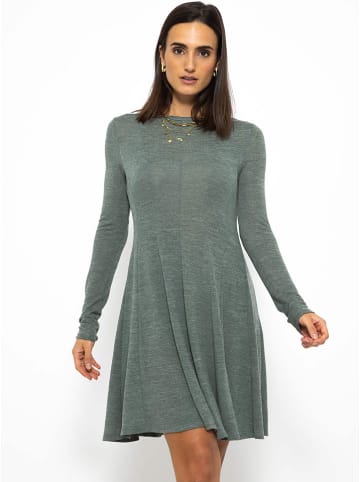 SASSYCLASSY Jerseykleid in Khaki