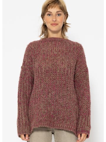 SASSYCLASSY Pullover in Dunkelbraun