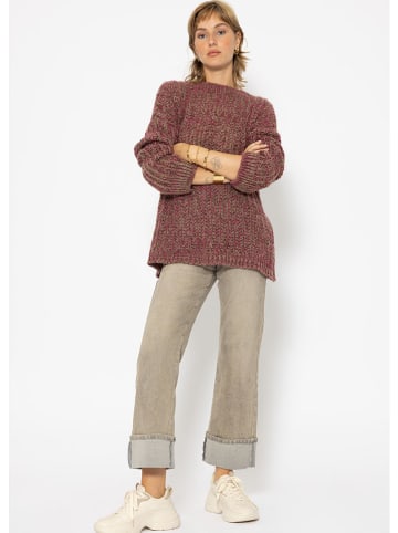 SASSYCLASSY Pullover in Dunkelbraun
