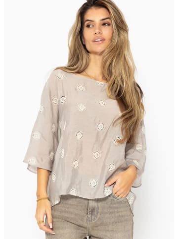 SASSYCLASSY Bluse in Beige
