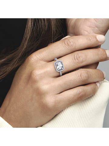 Pandora Silber-Ring mit Edelsteinen