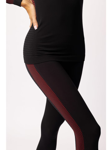 Spaio Thermolegging "Fierce" zwart/rood