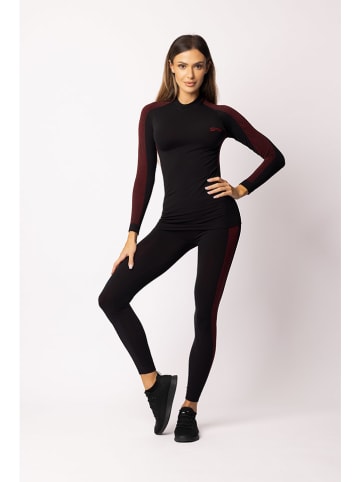 Spaio Thermolegging "Fierce" zwart/rood
