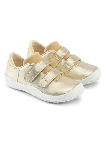 Bundgaard Leren sneakers "Benjamin Strap" goudkleurig