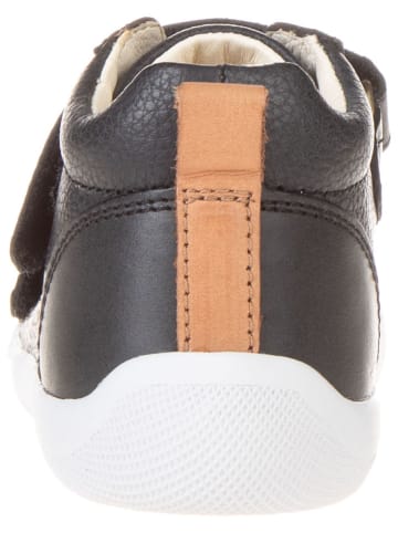 Bundgaard Leder-Sneakers "The Walk Strap Sporty" in Schwarz