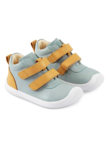 Bundgaard Leder-Sneakers "The Walk Strap Sporty" in Hellblau