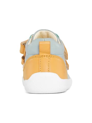 Bundgaard Leder-Sneakers "The Walk Strap Sporty" in Hellblau