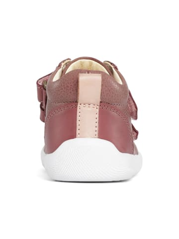 Bundgaard Skórzane sneakersy "The Walk Strap Sporty" w kolorze ciemnoróżowym