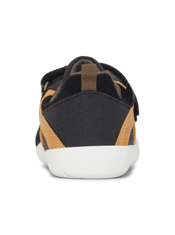 Bundgaard Leder-Sneakers "Bennie Strap" in Schwarz