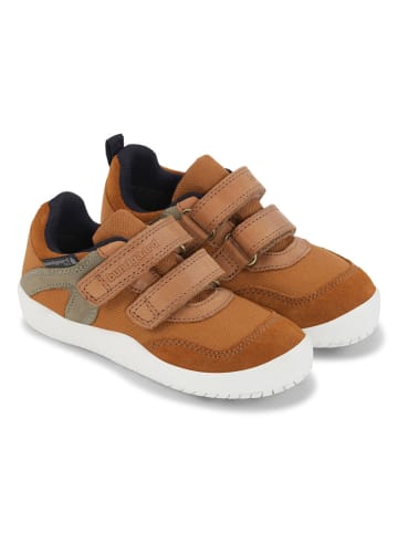 Bundgaard Skórzane sneakersy "Bennie Strap" w kolorze jasnobrązowym