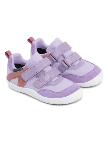 Bundgaard Leder-Sneakers "Bennie Strap" in Lila