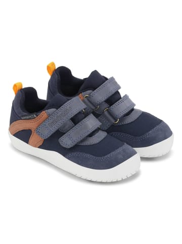 Bundgaard Leder-Sneakers "Bennie Strap" in Dunkelblau