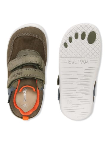 Bundgaard Leren sneakers "Bennie Strap" kaki