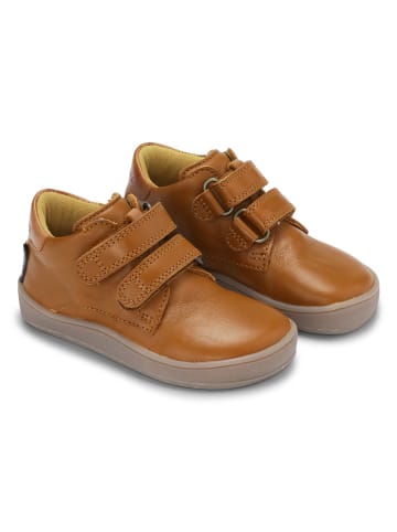 Bundgaard Leder-Sneakers "Blake Strap II" in Hellbraun