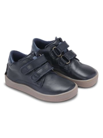 Bundgaard Leder-Sneakers "Blake Strap II" in Dunkelblau