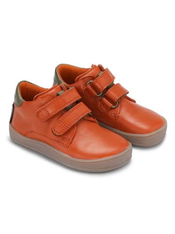 Bundgaard Skórzane sneakersy "Blake Strap II" w kolorze pomarańczowym
