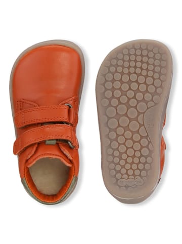 Bundgaard Leder-Sneakers "Blake Strap II" in Orange