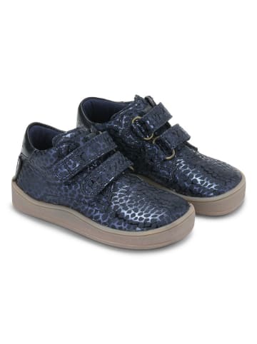 Bundgaard Leder-Sneakers "Blake Strap II" in Dunkelblau