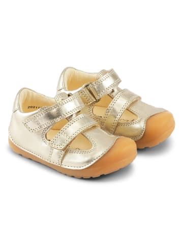 Bundgaard Leren enkelsandalen "Petit Summer" goudkleurig