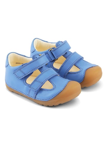 Bundgaard Leder-Halbsandalen "Petit Summer" in Hellblau