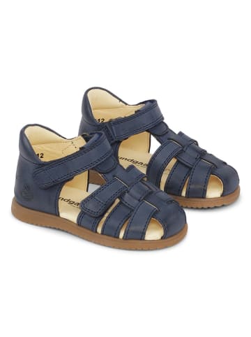 Bundgaard Leren enkelsandalen "Bai II" donkerblauw