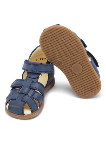 Bundgaard Leren enkelsandalen "Bai II" donkerblauw
