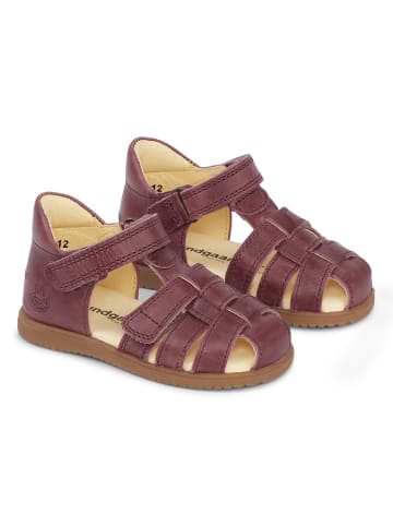 Bundgaard Leder-Halbsandalen "Bai II" in Dunkerosa
