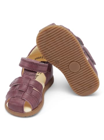 Bundgaard Leder-Halbsandalen "Bai II" in Dunkerosa
