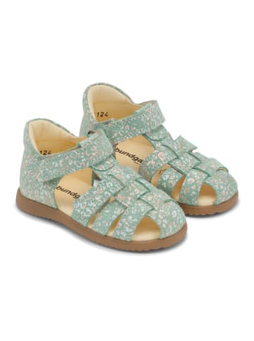 Bundgaard Leren enkelsandalen "Bai II" turquoise
