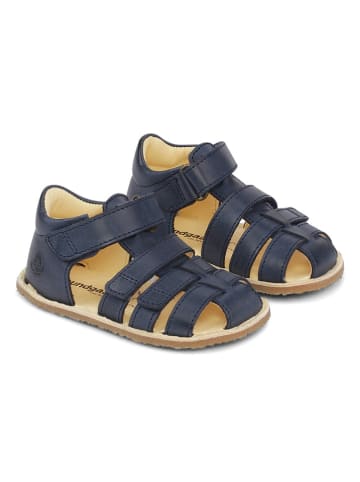 Bundgaard Leder-Halbsandalen "Sebastian II" in Dunkelblau